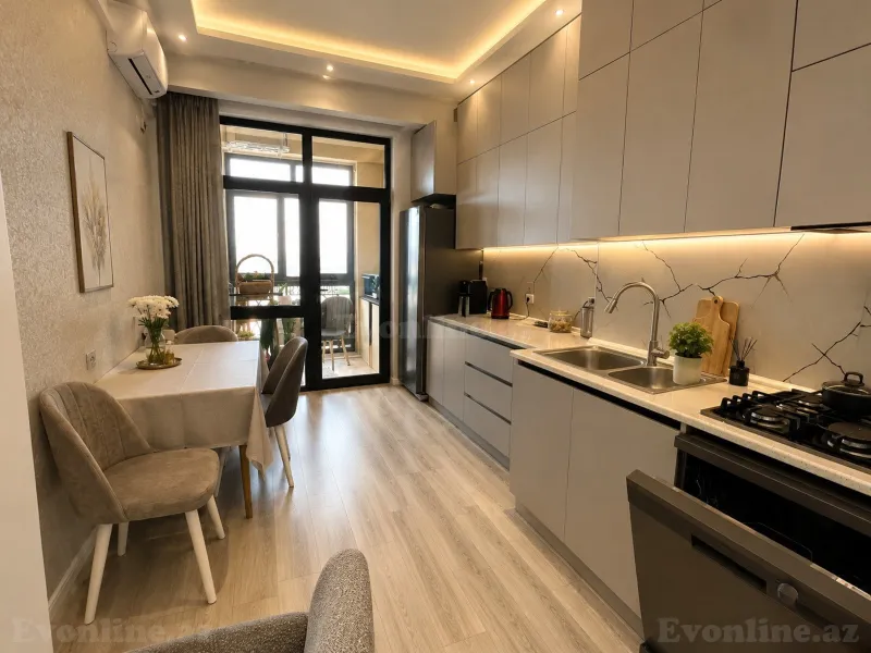 Satılır 1 otaqlı Mənzil Yeni tikili 50 m² Nəriman Nərimanov m. - şəkil 4