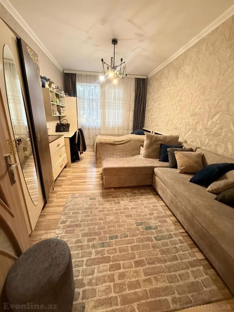 Satılır 2 otaqlı Mənzil Köhnə tikili 55 m² Memar Əcəmi m. - şəkil 3