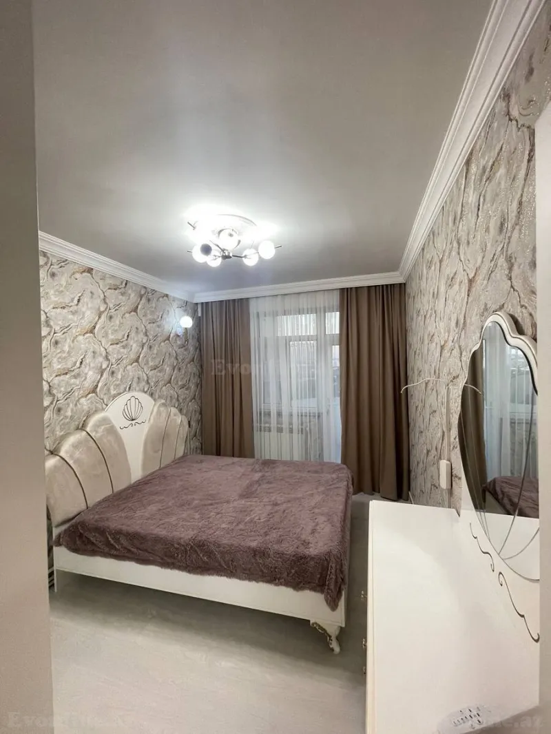 Kirayə verilir 2 otaqlı Mənzil Yeni tikili 60 m² İnşaatçılar m. - şəkil 2