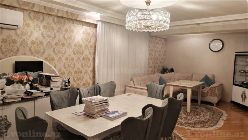 3 otaqlı Mənzil 120 m² Yeni Yasamal Satılır