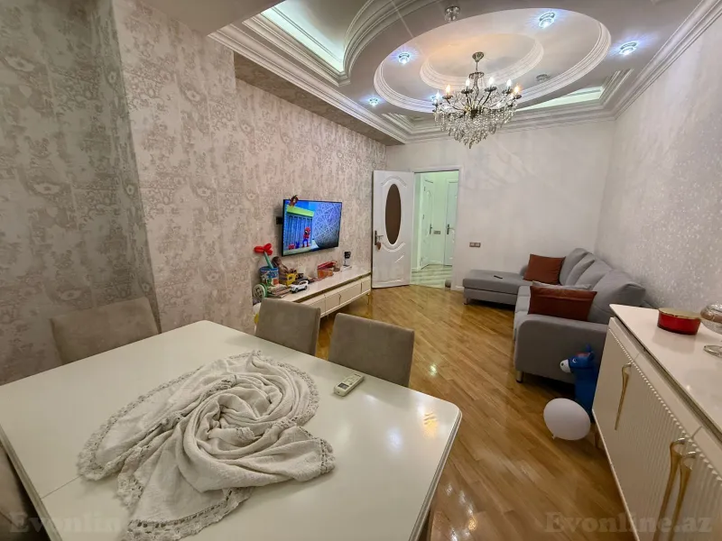 Satılır 3 otaqlı Mənzil Yeni tikili 103 m² Qara Qarayev m. - şəkil 2