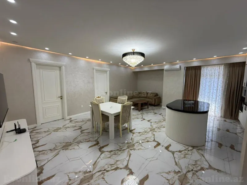 Kirayə verilir 4 otaqlı Mənzil Yeni tikili 150 m² 8 Noyabr m. - şəkil 2