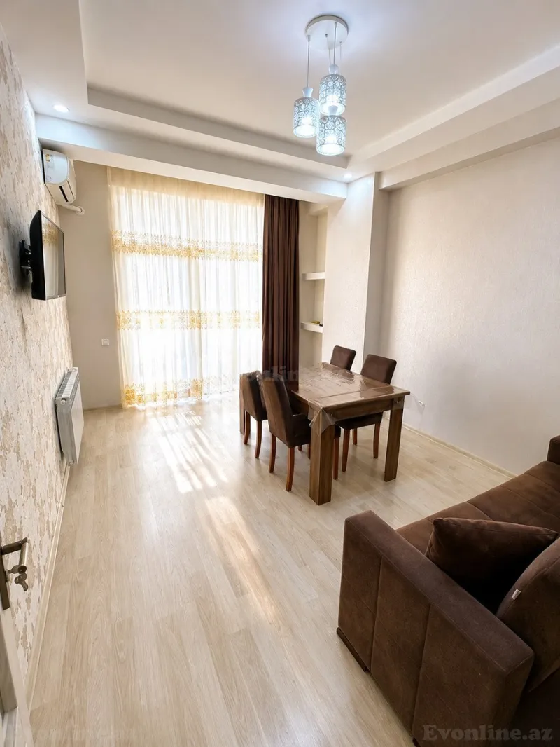 Kirayə verilir 2 otaqlı Mənzil Yeni tikili 55 m² Nəriman Nərimanov m. - şəkil 3