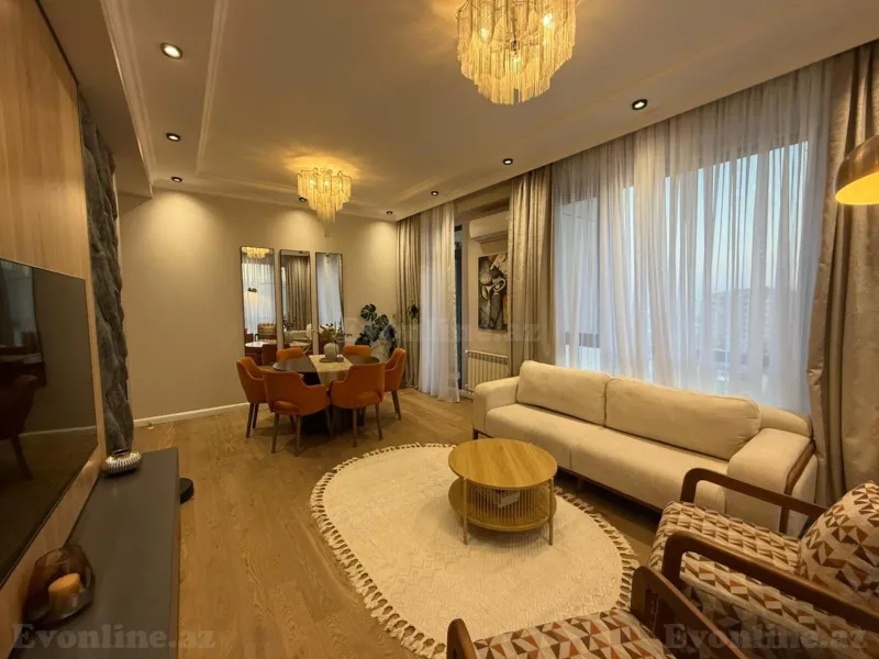 Satılır 3 otaqlı Mənzil Yeni tikili 95 m² Memar Əcəmi m. - şəkil 6