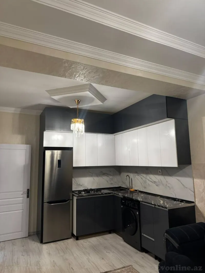 2 otaqlı Mənzil 60 m² İnşaatçılar m. Kirayə verilir