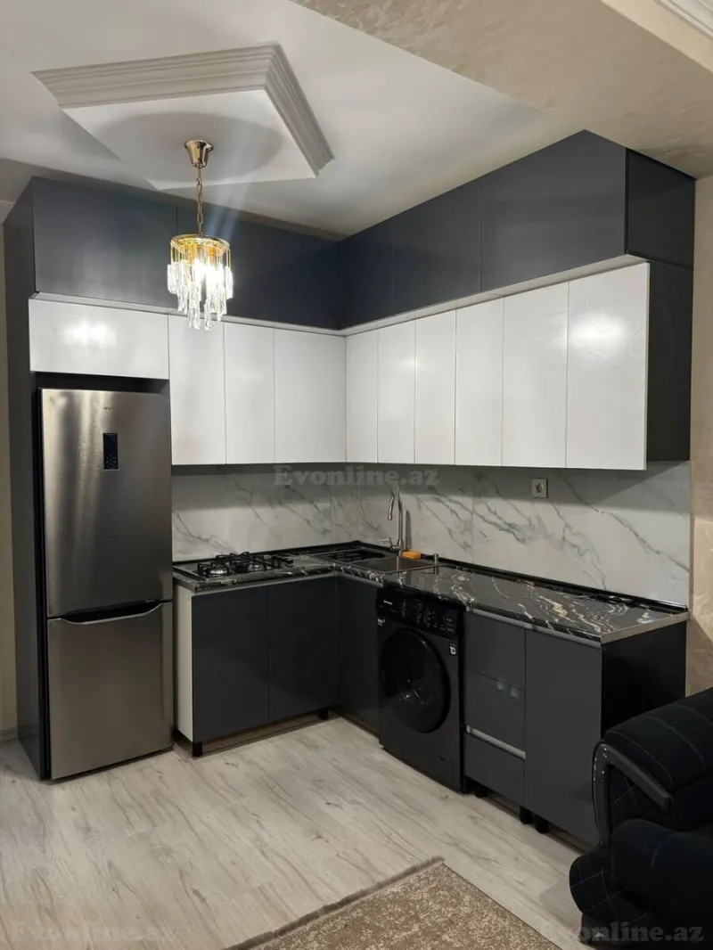 Kirayə verilir 2 otaqlı Mənzil Yeni tikili 60 m² İnşaatçılar m. - şəkil 2