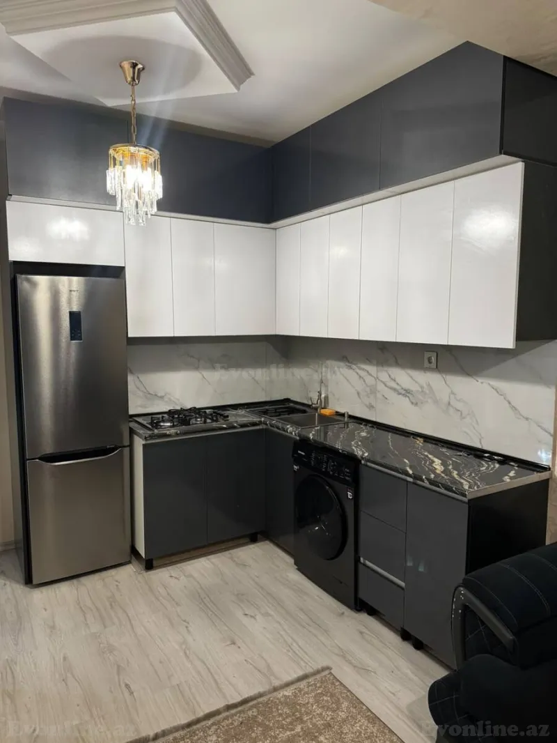 Kirayə verilir 2 otaqlı Mənzil Yeni tikili 60 m² İnşaatçılar m. - şəkil 3