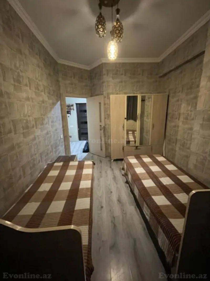 Kirayə verilir 2 otaqlı Mənzil Yeni tikili 55 m² Nəsimi r. - şəkil 3