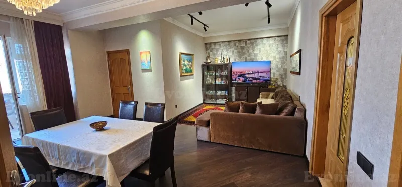 Kirayə verilir 3 otaqlı Mənzil Yeni tikili 110 m² Nərimanov r. - şəkil 2