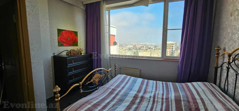 Kirayə verilir 3 otaqlı Mənzil Yeni tikili 110 m² Nərimanov r. - şəkil 9
