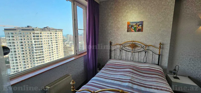 Kirayə verilir 3 otaqlı Mənzil Yeni tikili 110 m² Nərimanov r. - şəkil 10