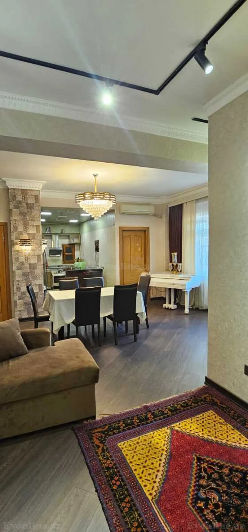 Kirayə verilir 3 otaqlı Mənzil Yeni tikili 110 m² Nərimanov r. - şəkil 17