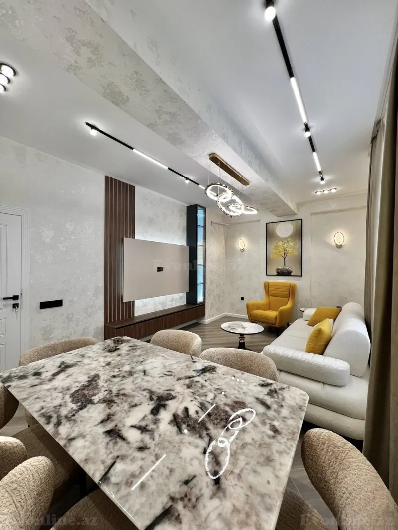 Satılır 3 otaqlı Mənzil Yeni tikili 91 m² Həzi Aslanov m. - şəkil 2
