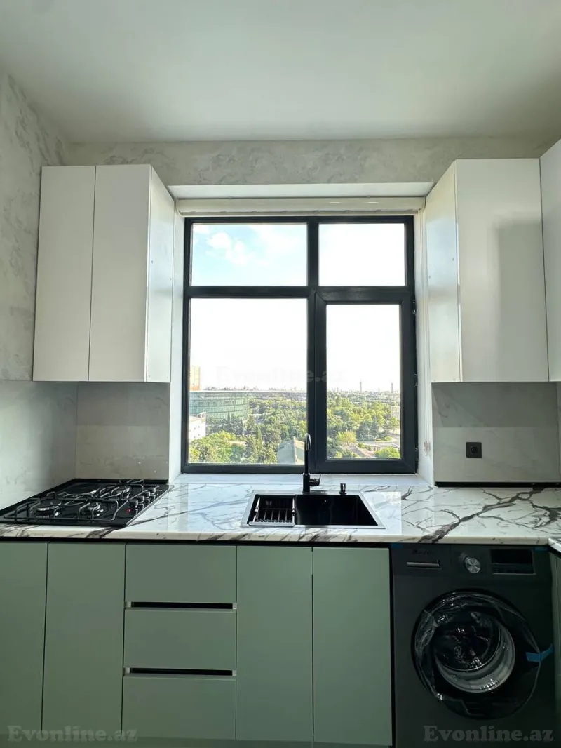 Satılır 2 otaqlı Mənzil Yeni tikili 52 m² Qara Qarayev m. - şəkil 14