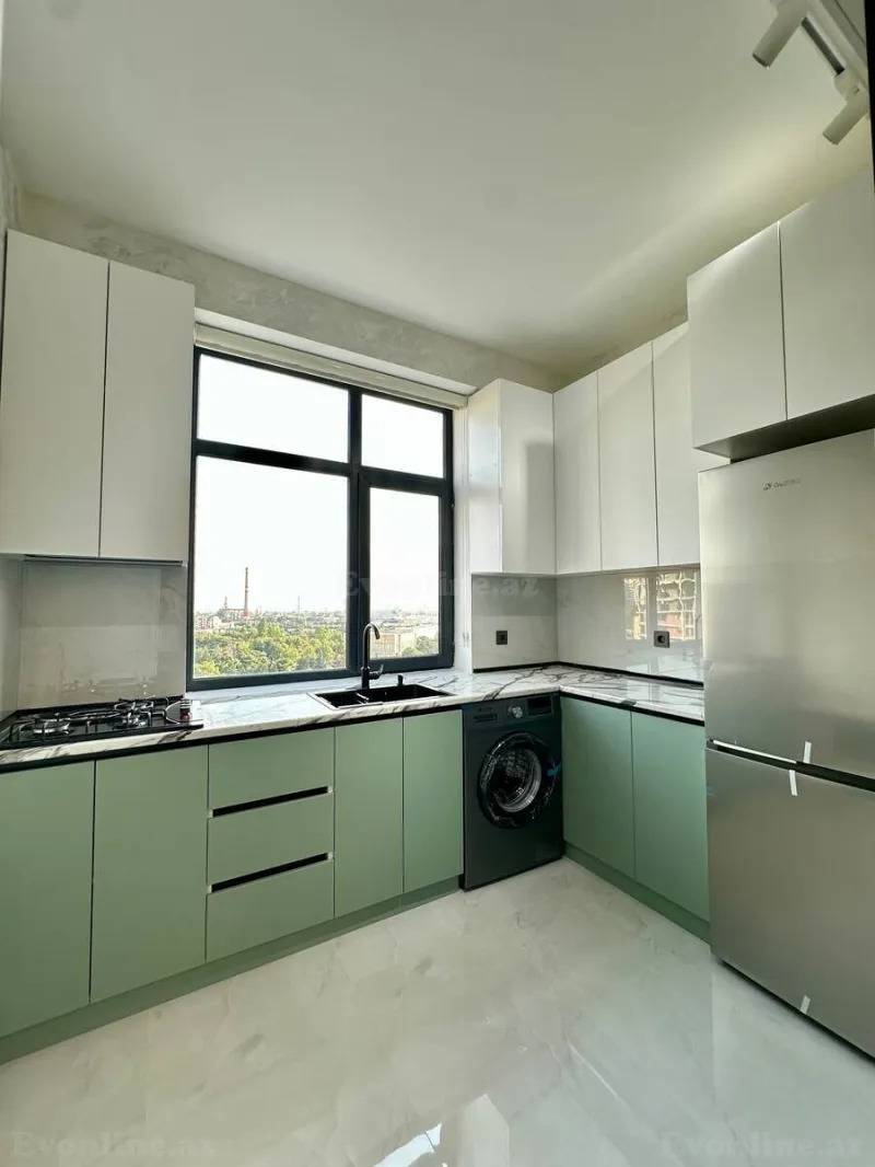 Satılır 2 otaqlı Mənzil Yeni tikili 52 m² Qara Qarayev m. - şəkil 15