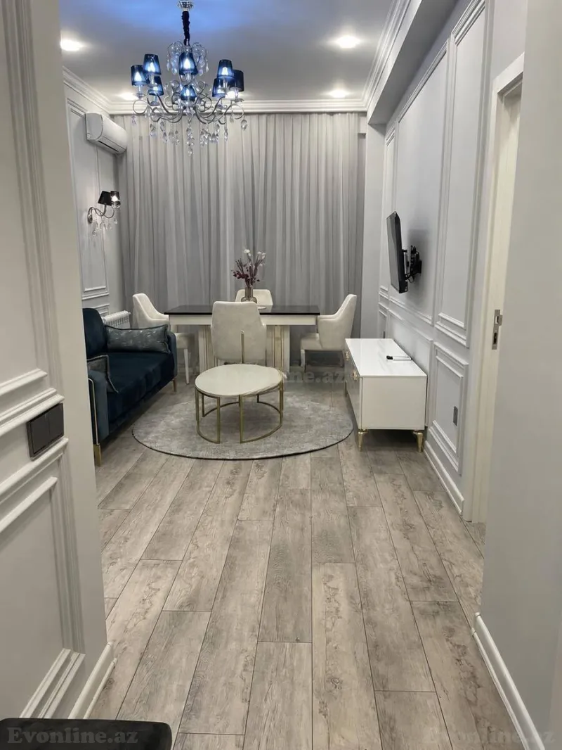Kirayə verilir 2 otaqlı Mənzil Yeni tikili 85 m² Nəsimi r. - şəkil 2