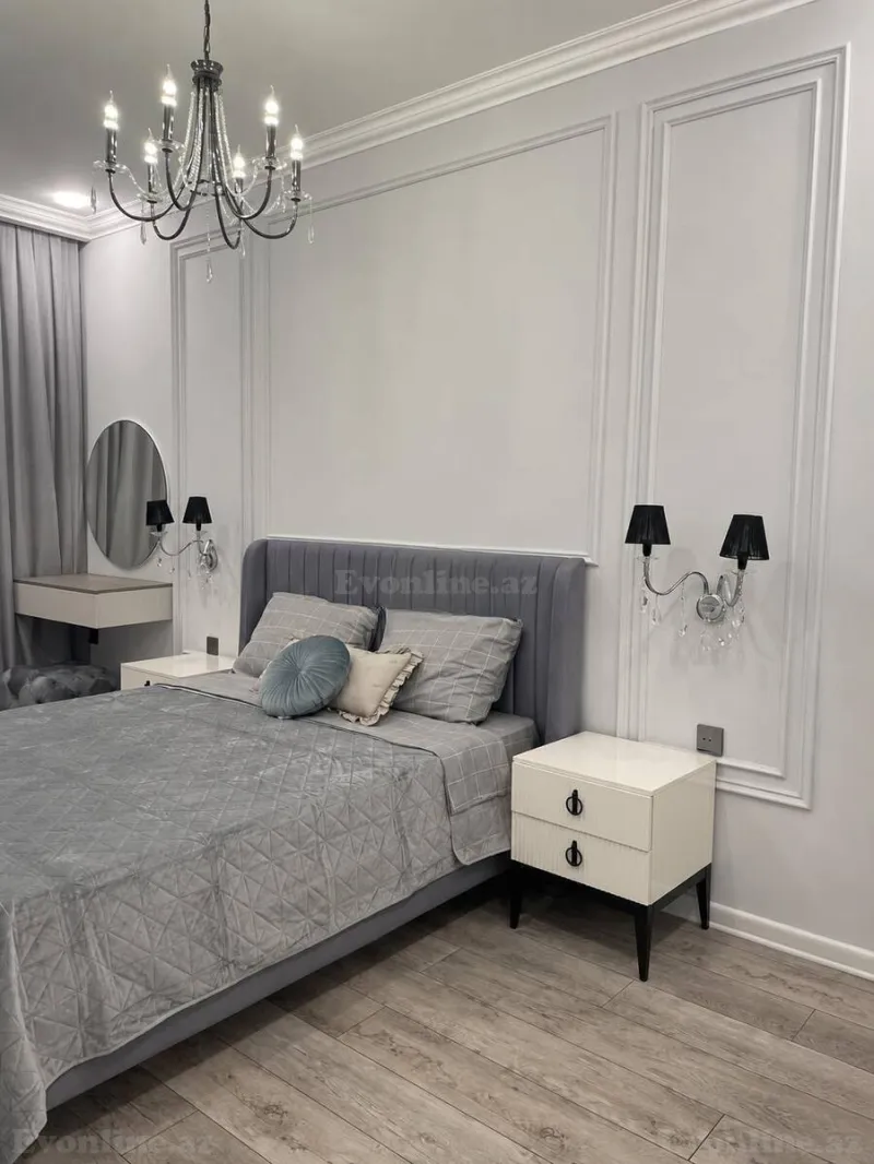 Kirayə verilir 2 otaqlı Mənzil Yeni tikili 85 m² Nəsimi r. - şəkil 5