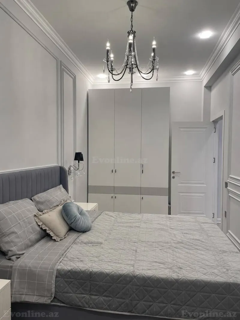 Kirayə verilir 2 otaqlı Mənzil Yeni tikili 85 m² Nəsimi r. - şəkil 6
