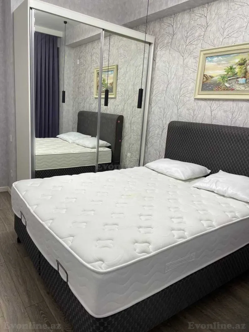Kirayə verilir 2 otaqlı Mənzil Yeni tikili 55 m² Qara Qarayev m. - şəkil 5