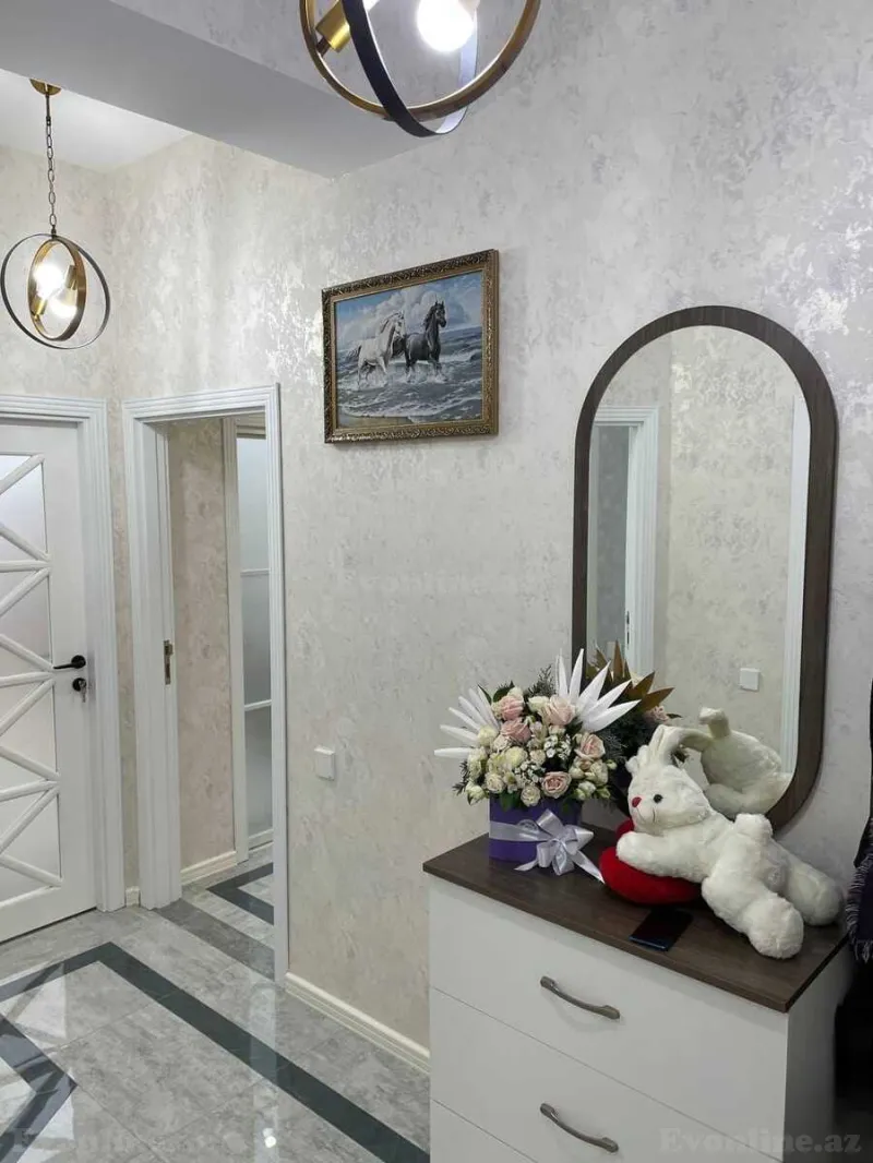 Kirayə verilir 2 otaqlı Mənzil Yeni tikili 55 m² Qara Qarayev m. - şəkil 8