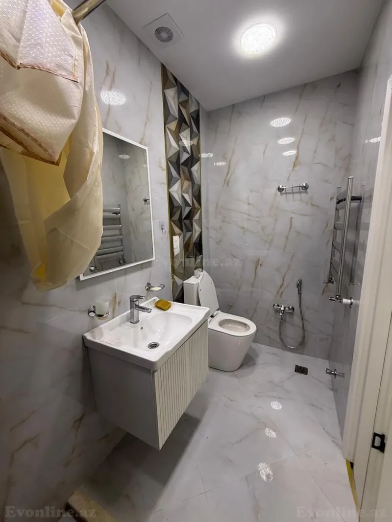 Satılır 2 otaqlı Mənzil Yeni tikili 63 m² Memar Əcəmi m. - şəkil 14