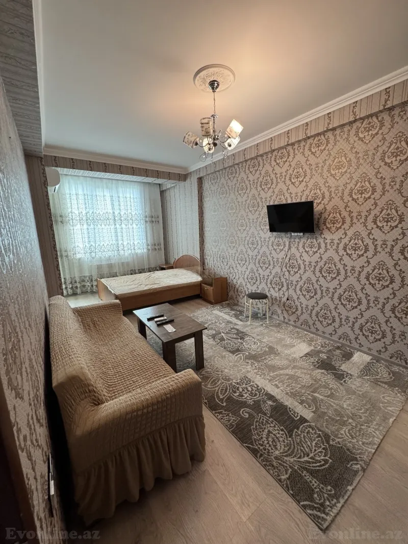 Kirayə verilir 1 otaqlı Mənzil Yeni tikili 53 m² Nəsimi r. - şəkil 5