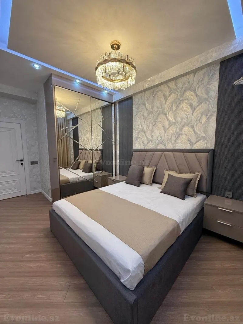 Kirayə verilir 2 otaqlı Mənzil Yeni tikili 55 m² Həzi Aslanov m. - şəkil 2