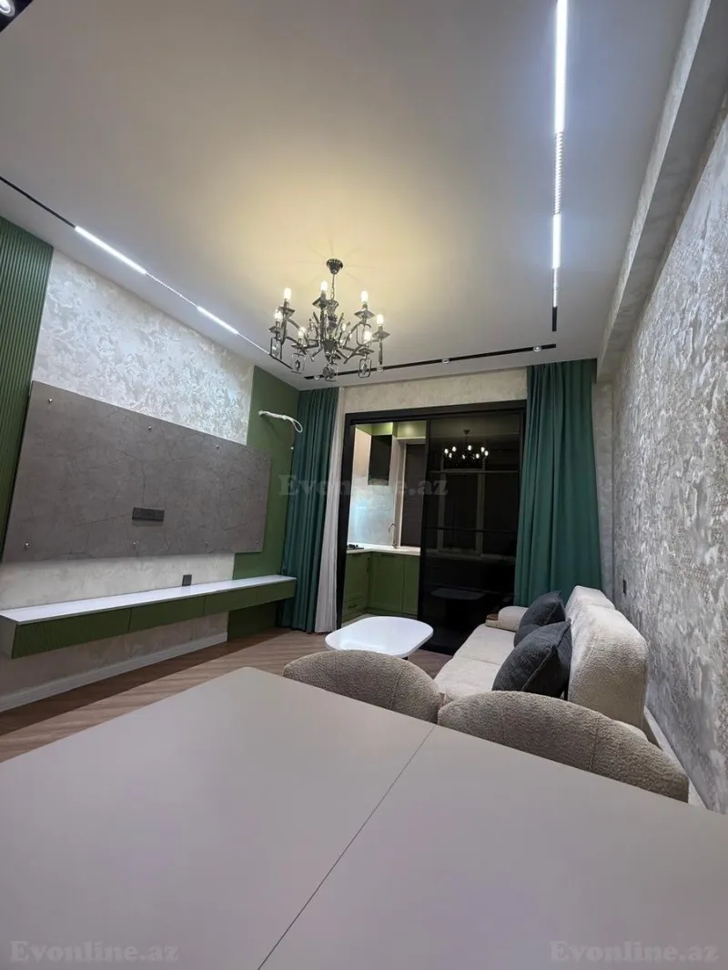 Kirayə verilir 2 otaqlı Mənzil Yeni tikili 55 m² Həzi Aslanov m. - şəkil 3