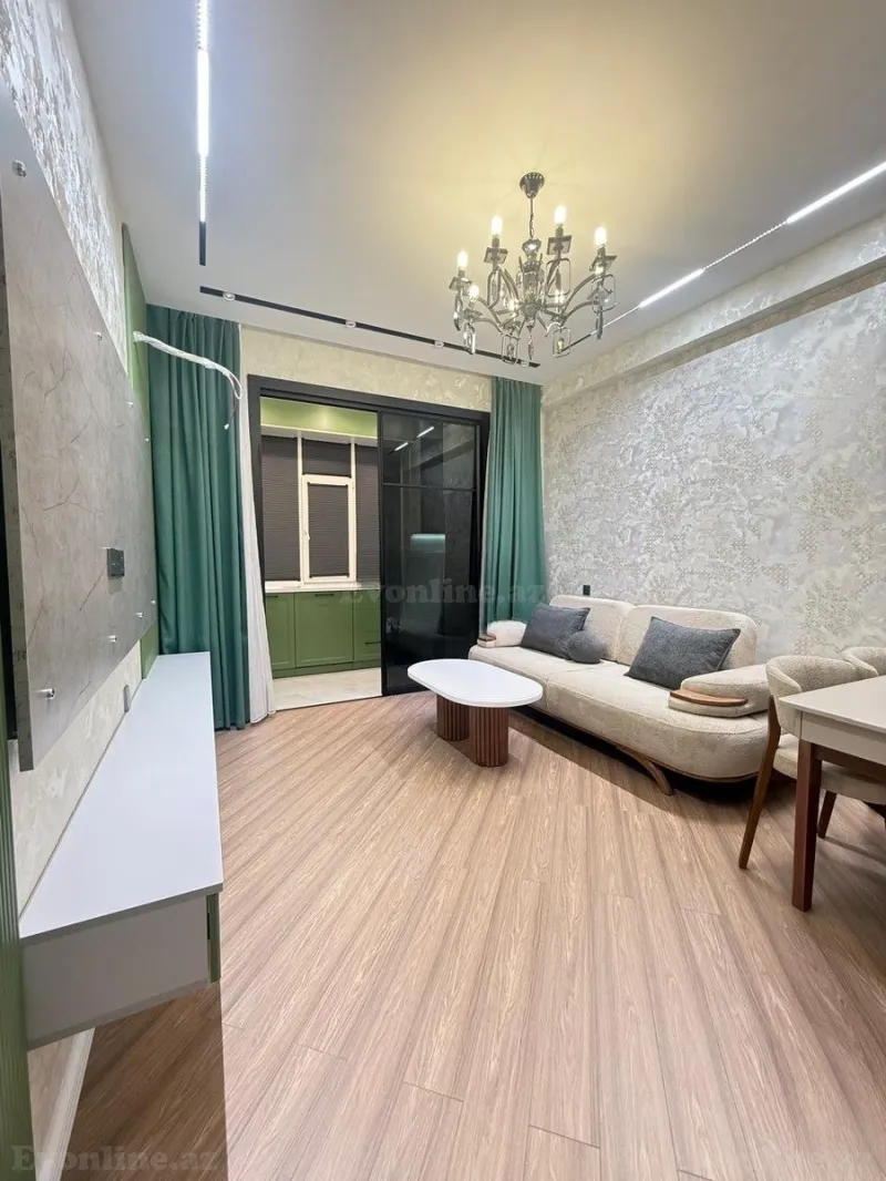 Kirayə verilir 2 otaqlı Mənzil Yeni tikili 55 m² Həzi Aslanov m. - şəkil 4