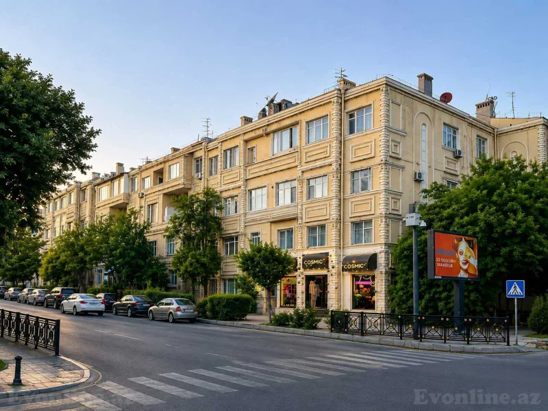 3 otaqlı Mənzil 72 m² Nəsimi r. Satılır