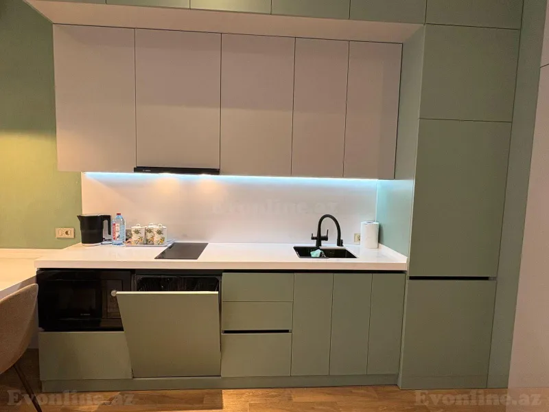 Kirayə verilir 1 otaqlı Mənzil Yeni tikili 50 m² Ağ şəhər - şəkil 5
