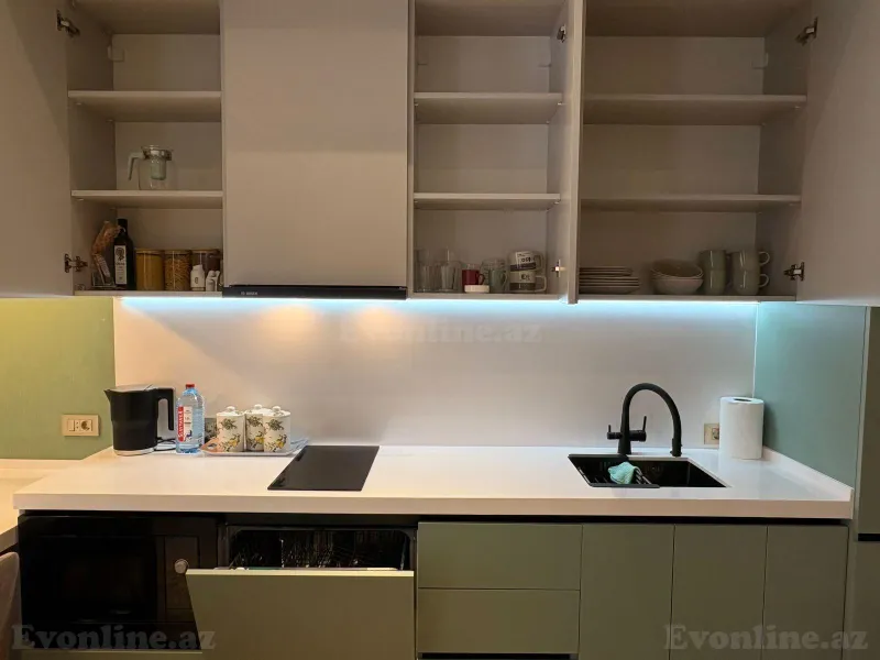 Kirayə verilir 1 otaqlı Mənzil Yeni tikili 50 m² Ağ şəhər - şəkil 7