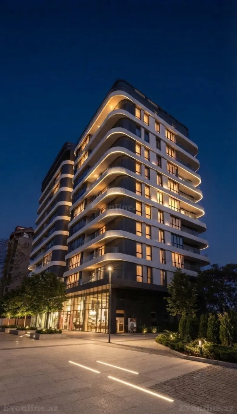 Satılır 2 otaqlı Mənzil Yeni tikili 66 m² Nəsimi r. - şəkil 2