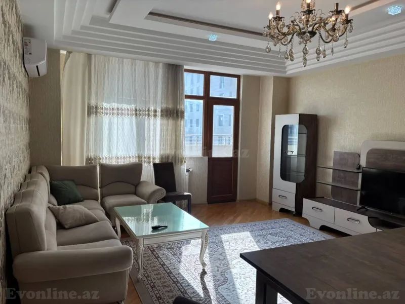 Kirayə verilir 3 otaqlı Mənzil Yeni tikili 150 m² Nəsimi r. - şəkil 2