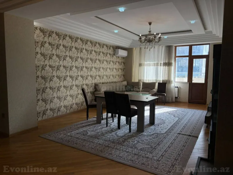 Kirayə verilir 3 otaqlı Mənzil Yeni tikili 150 m² Nəsimi r. - şəkil 3