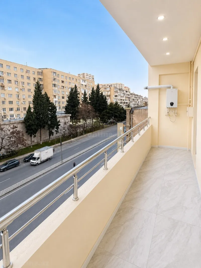 Satılır 3 otaqlı Mənzil Yeni tikili 94 m² Memar Əcəmi m. - şəkil 15