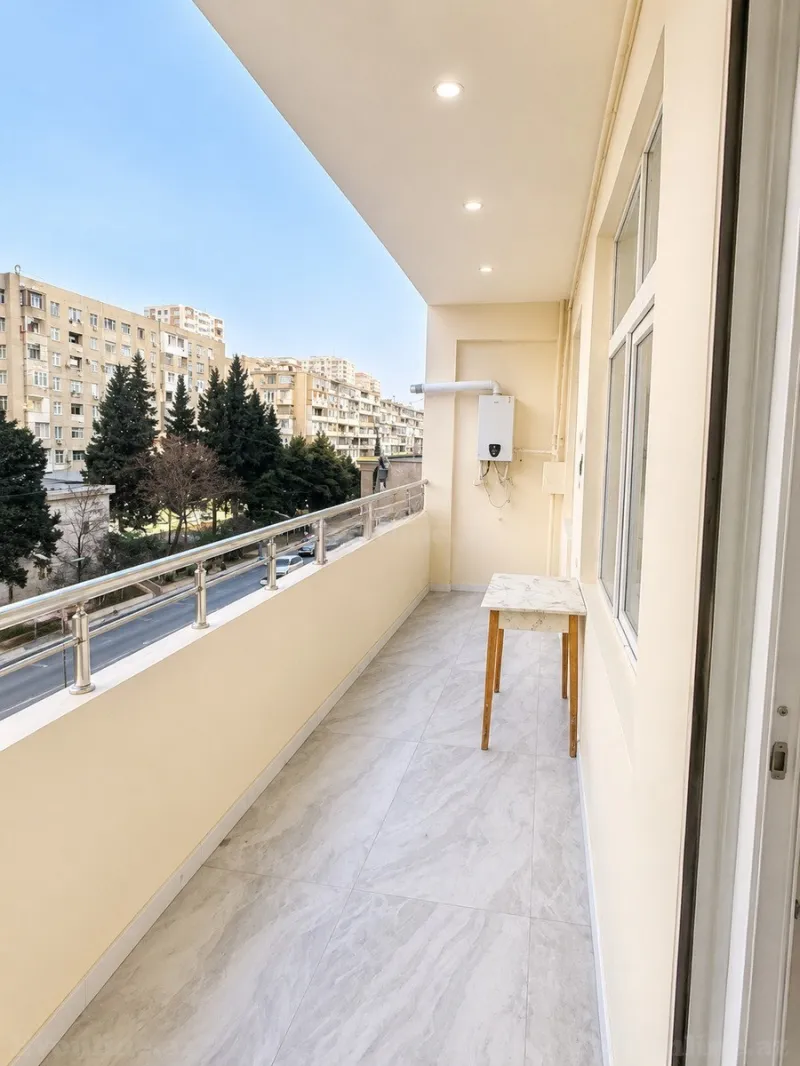 Satılır 3 otaqlı Mənzil Yeni tikili 94 m² Memar Əcəmi m. - şəkil 16