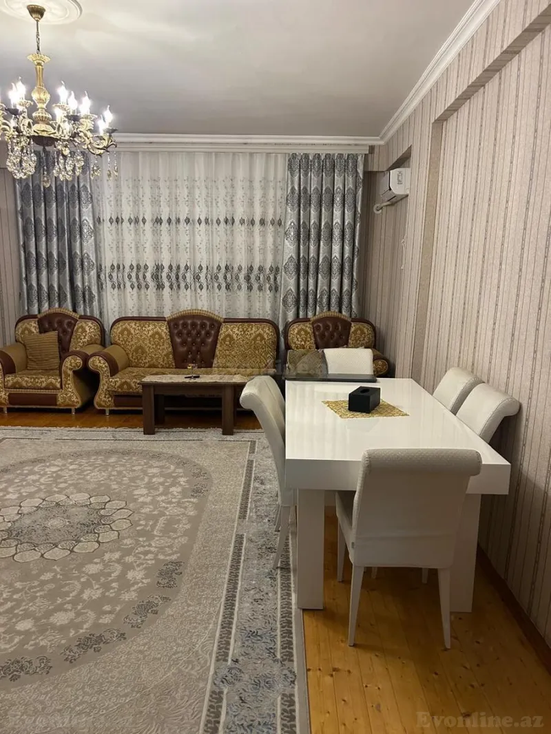 Kirayə verilir 2 otaqlı Mənzil Yeni tikili 90 m² Neftçilər m. - şəkil 3