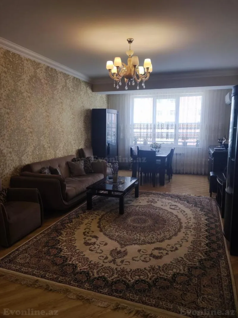 Kirayə verilir 2 otaqlı Mənzil Yeni tikili 70 m² Qara Qarayev m. - şəkil 2