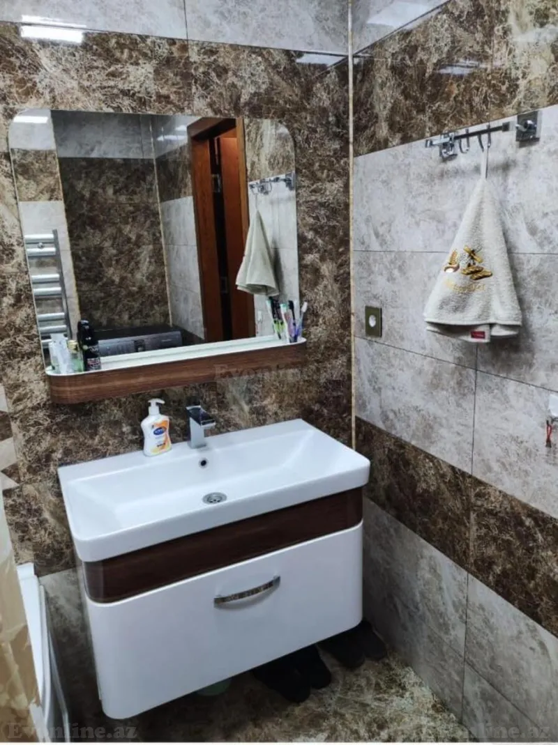 Kirayə verilir 2 otaqlı Mənzil Yeni tikili 70 m² Qara Qarayev m. - şəkil 9
