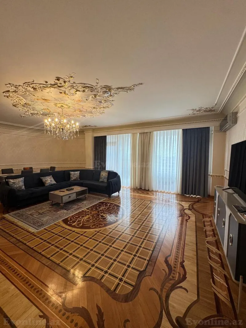 Kirayə verilir 4 otaqlı Mənzil Yeni tikili 250 m² Sahil m. - şəkil 3