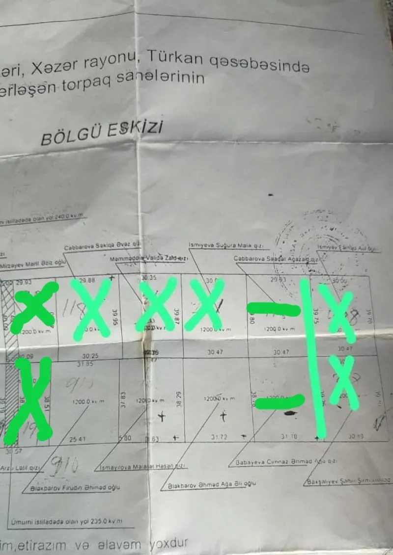 Satılır Torpaq 12 sot Türkan - şəkil 13