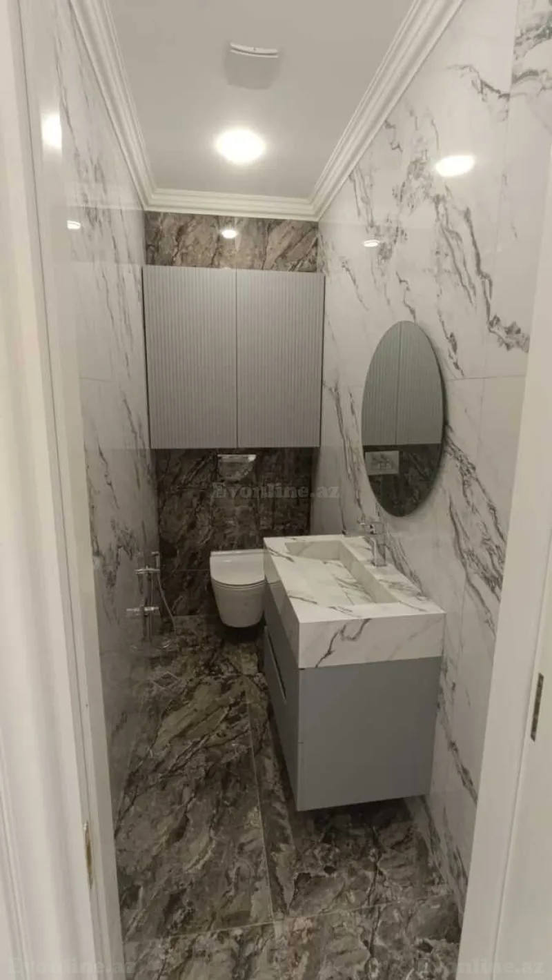 Satılır 3 otaqlı Mənzil Yeni tikili 107 m² Qara Qarayev m. - şəkil 16