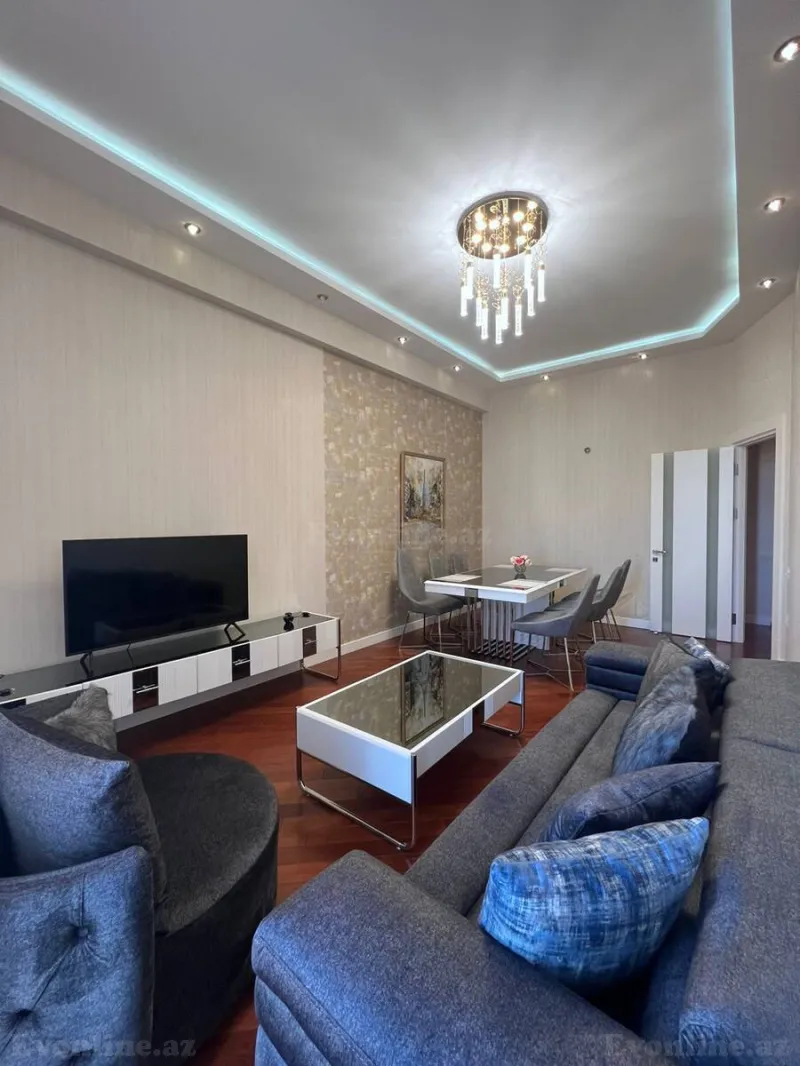 Kirayə verilir 2 otaqlı Mənzil Yeni tikili 80 m² Nizami m. - şəkil 3