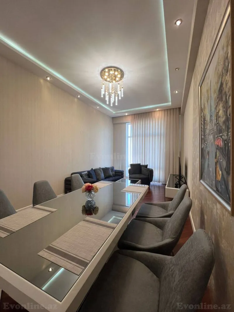 Kirayə verilir 2 otaqlı Mənzil Yeni tikili 80 m² Nizami m. - şəkil 4