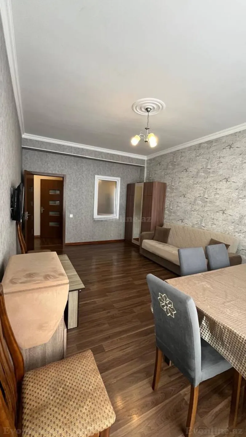Kirayə verilir 2 otaqlı Mənzil Yeni tikili 65 m² Qara Qarayev m. - şəkil 2
