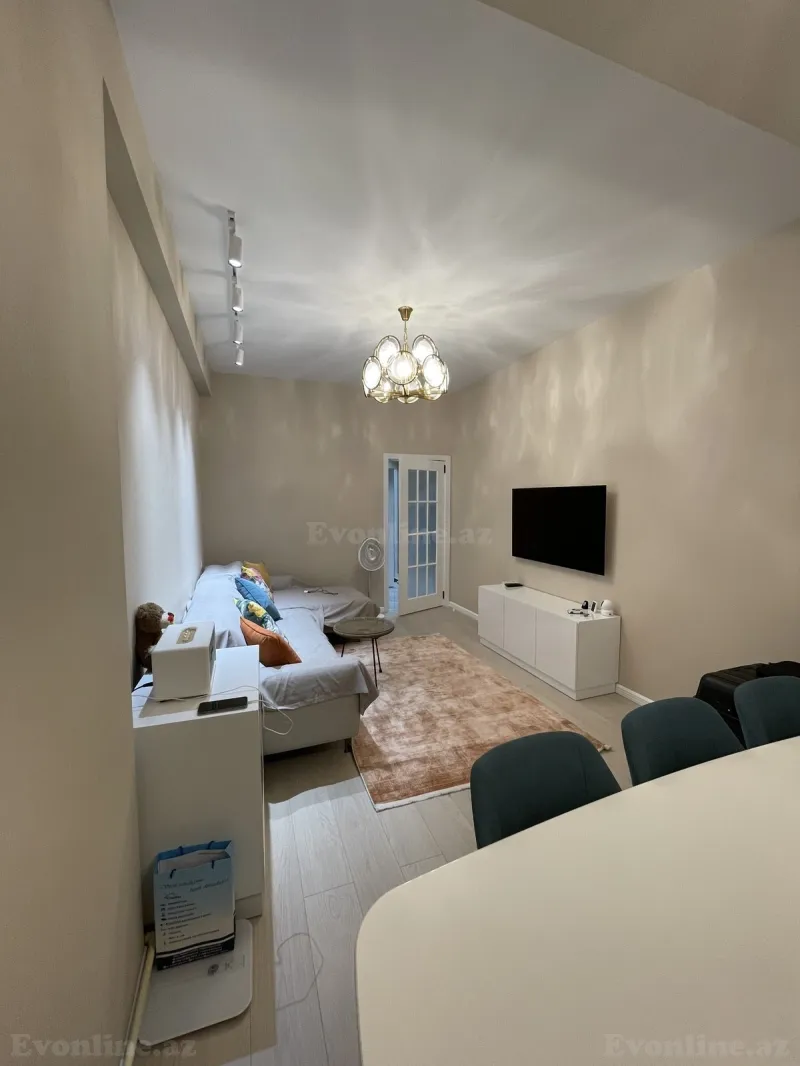 Satılır 2 otaqlı Mənzil Yeni tikili 59 m² Memar Əcəmi m. - şəkil 2