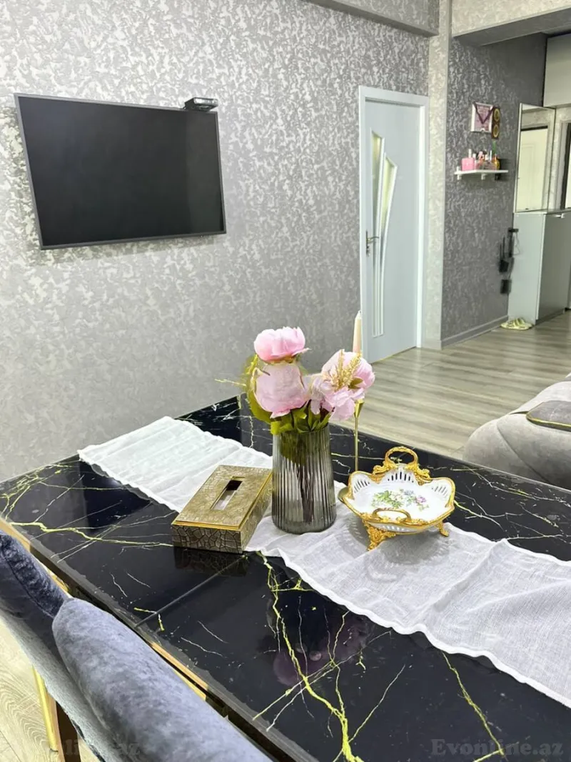 Satılır 2 otaqlı Mənzil Yeni tikili 63 m² İnşaatçılar m. - şəkil 2