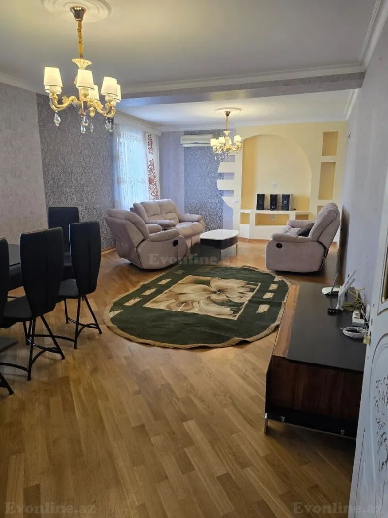 Kirayə verilir 4 otaqlı Mənzil Köhnə tikili 112 m² Nəsimi m. - şəkil 2