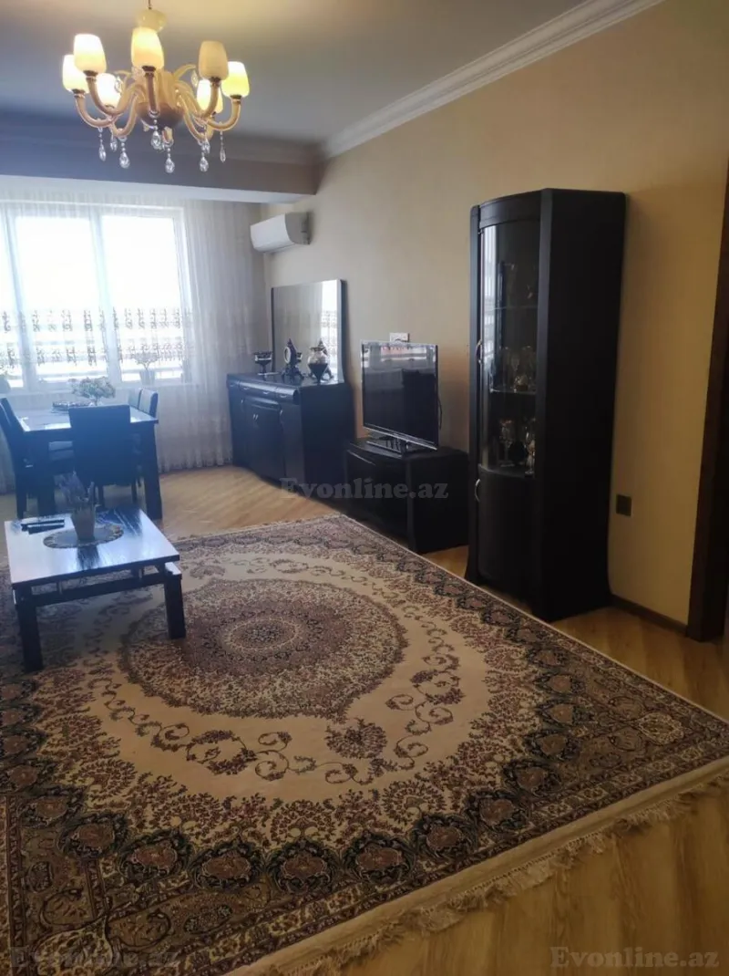 Kirayə verilir 2 otaqlı Mənzil Yeni tikili 70 m² Qara Qarayev m. - şəkil 3